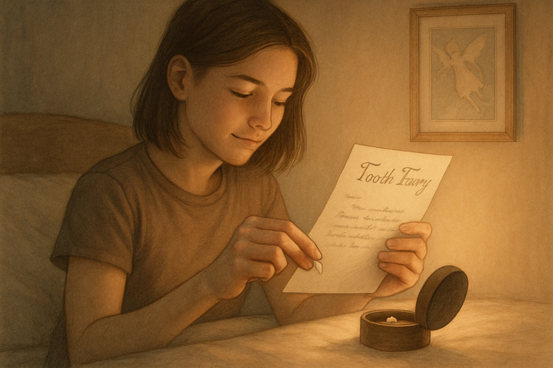 inal tooth fairy visit letter ceremony