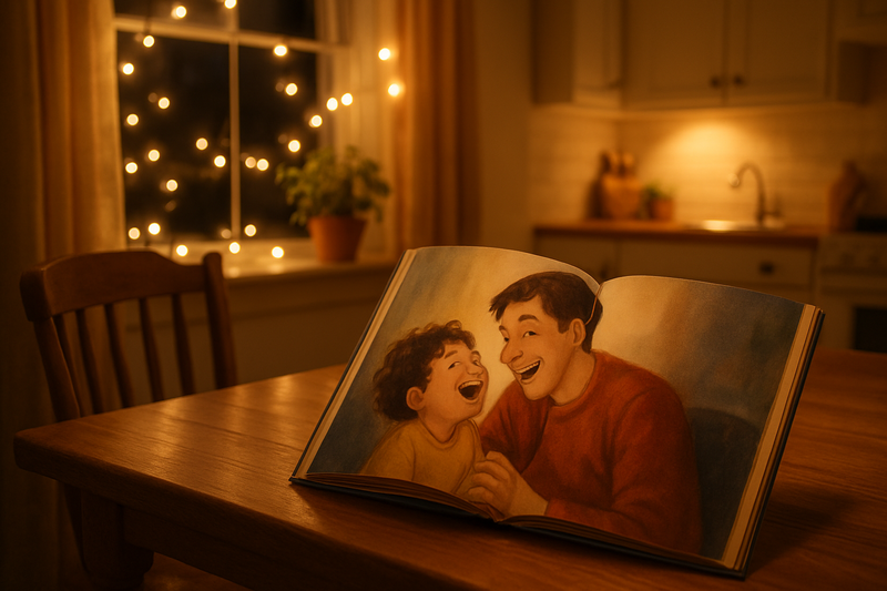 itchen table reading nook with twinkle